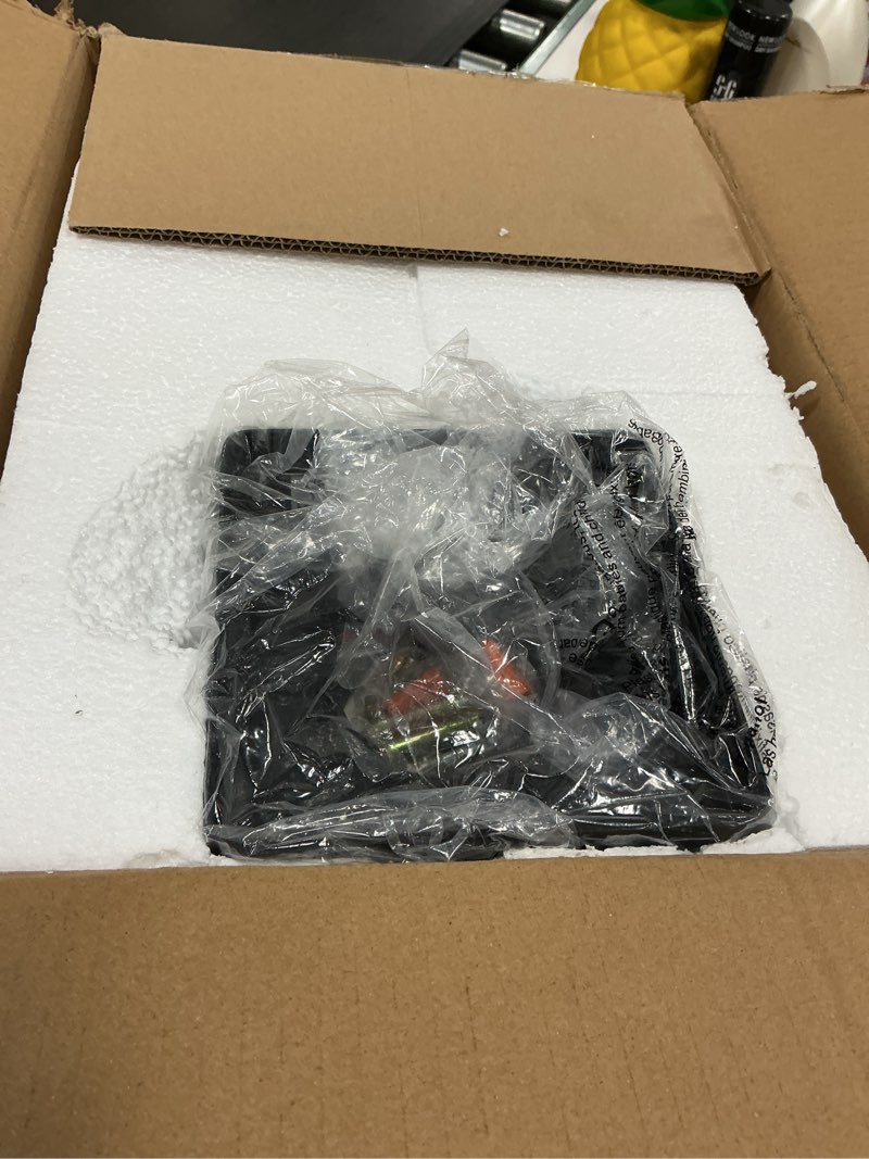 Condition photo showing As Is for Motion Sensor Outdoor Post Lights with Pier Mount Base, Dusk to Dawn Outdoor Pillar Lamps Waterproof Exterior Post Lamp with Patterned Glass Outdoor Pole Lights for Patio, Porch, Gate