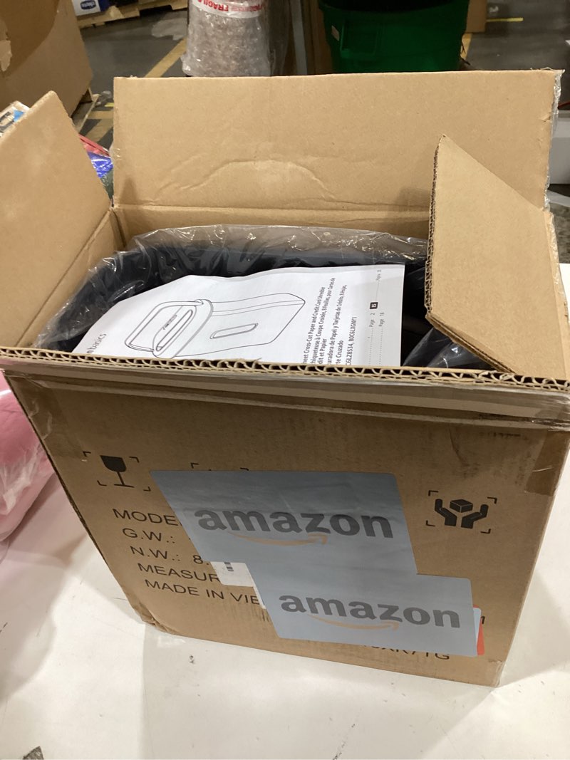 Condition photo showing New/Like New for Amazon Basics 8-Sheet Cross Cut Paper Shredder and Credit Card Shredder - Black 8 Sheet Black