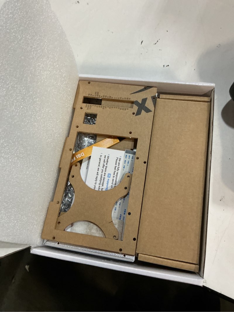 Condition photo showing New/Like New for freenove raspberry pi 5 case with screen (4.3'' touchscreen), 128gb m.2 nvme ssd 800 mb/s, 5 mp camera, oled screen, stereo speakers, 3.5 mm and optical audio (s/pdif) with screen 128gb ssd