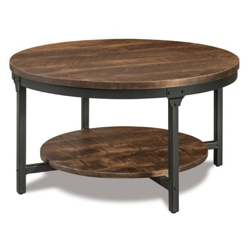 Amish Dutton Round Coffee Table
