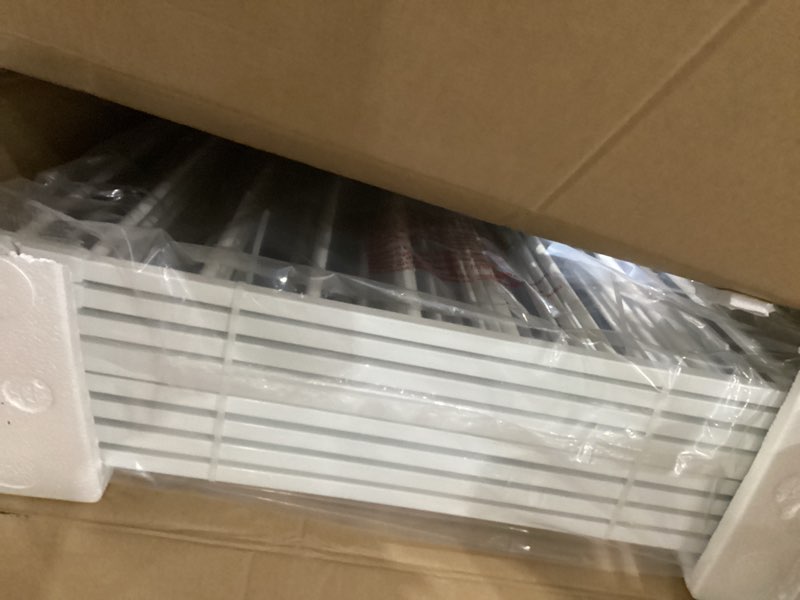 Condition photo showing New/Like New for Regalo SAFETY 194-Inch Super Wide Baby Gate & Play Yard, 2-in-1 Convertible Extra Wide Safety Barrier, Hardware Mounted for Toddlers & Pets, American Designed, American Owned, For Children 6-24 Months 50.5-192"W x 28"H White