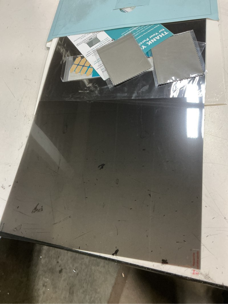 Condition photo showing Good Condition for mamol 22 inch computer privacy screen filter for 16:10 aspect ratio widescreen monitor - removable anti glare blue light filter, anti-scratch privacy protector film, computer screen shield 22in 22'' privacy screen (16:10)