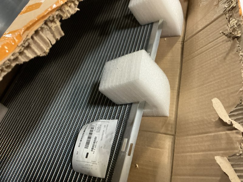 Condition photo showing Good Condition for aluminum engine oil cooler radiator for chevy silverado 1500/tahoe 2007-2014 5.3l 6.0l 6.2l direct fit 13569 radiator replacement with oil cooler leak proof multi-louvered fins