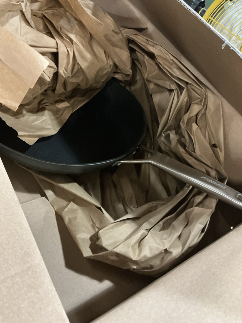 Condition photo showing New/Like New for msmk 7 inch small frying pan, carbonize also nonstick omelette pan, pfoa free non-toxic, scratch-resistant, induction egg skillet, for induction, ceramic and gas cooktops