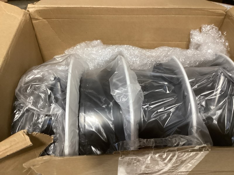 Condition photo showing Good Condition for baquler 8 pcs 6 inch air vent covers, adjustable soffit vent bulk, abs round ceiling diffuser covers for living room, attic, bathroom, kitchen, ventilation use, white 6 inch white 8