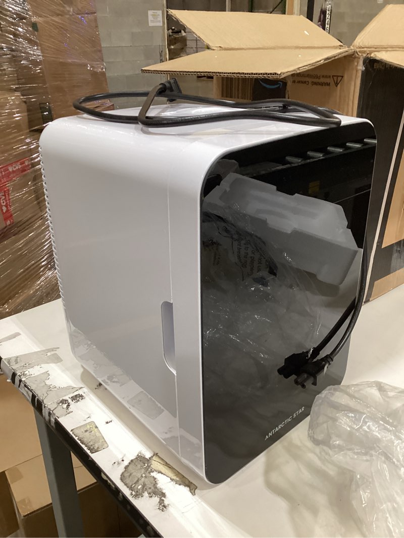 Condition photo showing Good Condition for Antarctic Star Compact Mini Fridge, 10L Portable Small Refrigerator, 2.6 Gal Mini Fridge with AC/DC Adapters, Small Cosmetics Cooler for Beverage, Food, Makeup, Bedroom, Office, Dorm, White