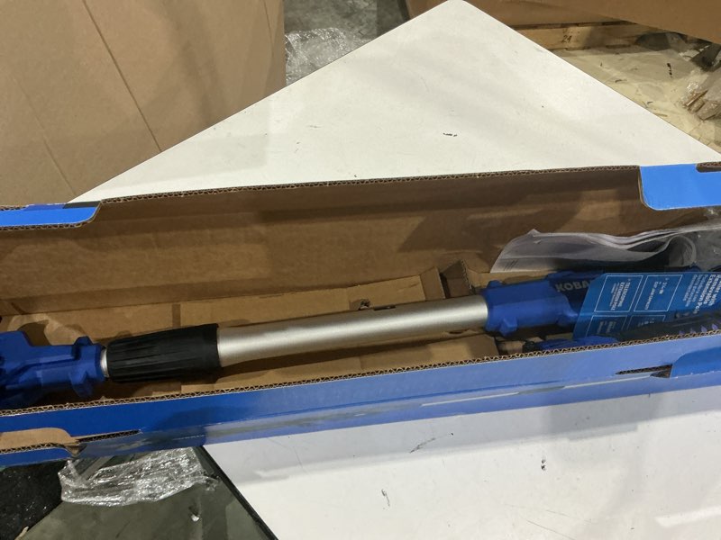 Condition photo showing As Is for seesii pole electric pruning shears: 1.8" cutting diameter 2-in-1 cordless power pruner - brushless motor, dual 4.0ah batteries, extra sk5 blade, 4 modes adjustable branch cutter for garden trimming sky blue