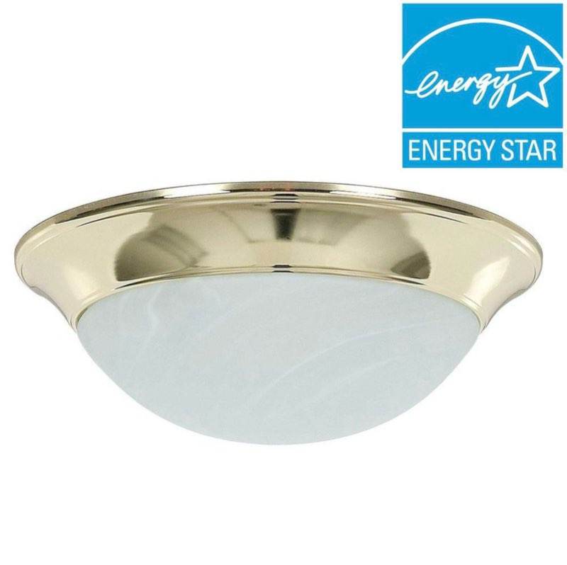 Sunset Lighting F7172 2 Light 120 Watt 14  Wide Flush Mount Ceiling Fixture