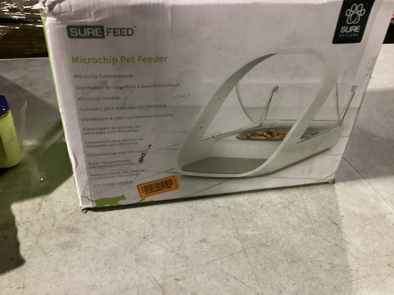 Condition photo showing Good Condition for Sure Petcare -SureFlap - SureFeed - Microchip Pet Feeder - Selective-Automatic Pet Feeder Makes Meal Times Stress-Free, Suitable for Both Wet and Dry Food - MPF001 Standard Version