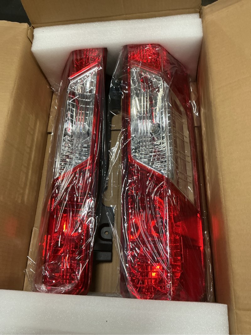 Condition photo showing New/Like New for Tail Light Assembly Compatible with 2015-2025 Ford Transit 250 350 150 350HD-Bulbs and Wires Included Taillight Replace CK4Z13405G/F02800242C/CK4Z13404K/F02801242C (Not for DRW) Red-Driver and Passenger Side