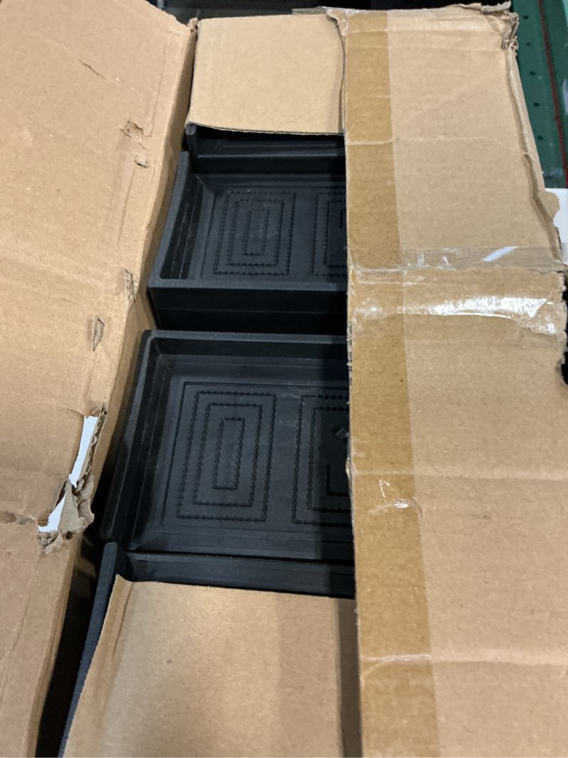 Condition photo showing Good Condition for annkut bed risers 5 inch heavy duty,oversized couch risers, extra wide furniture risers for sofa table desk headboard chair lifting,rectangular risering blocks support 11000 lbs(8 pack black) 5 in - 8 pack