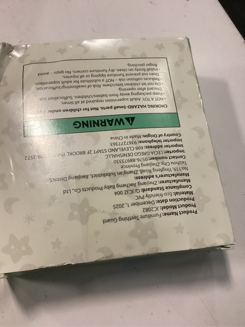 Condition photo showing New/Like New for furniture edge protector for baby - plastic crib protector from chewing - cpc certified, cpsc tested, lfgb food grade (78.74 * 1.97in)