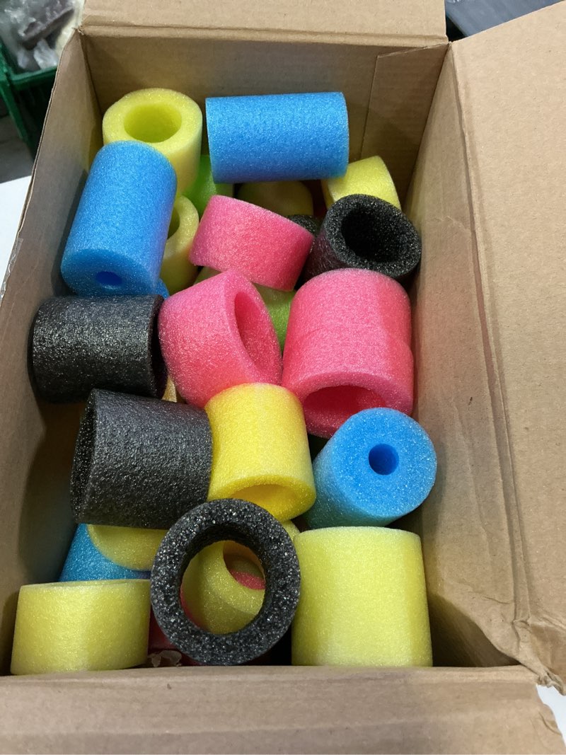 Condition photo showing Good Condition for frienda 100 pcs pool noodles bits multicolor craft small size versatile mixed floating pool noodles foam rope tube for play or diy craft multipurpose (mixed sizes,regular colors) mixed sizes regular colors 100