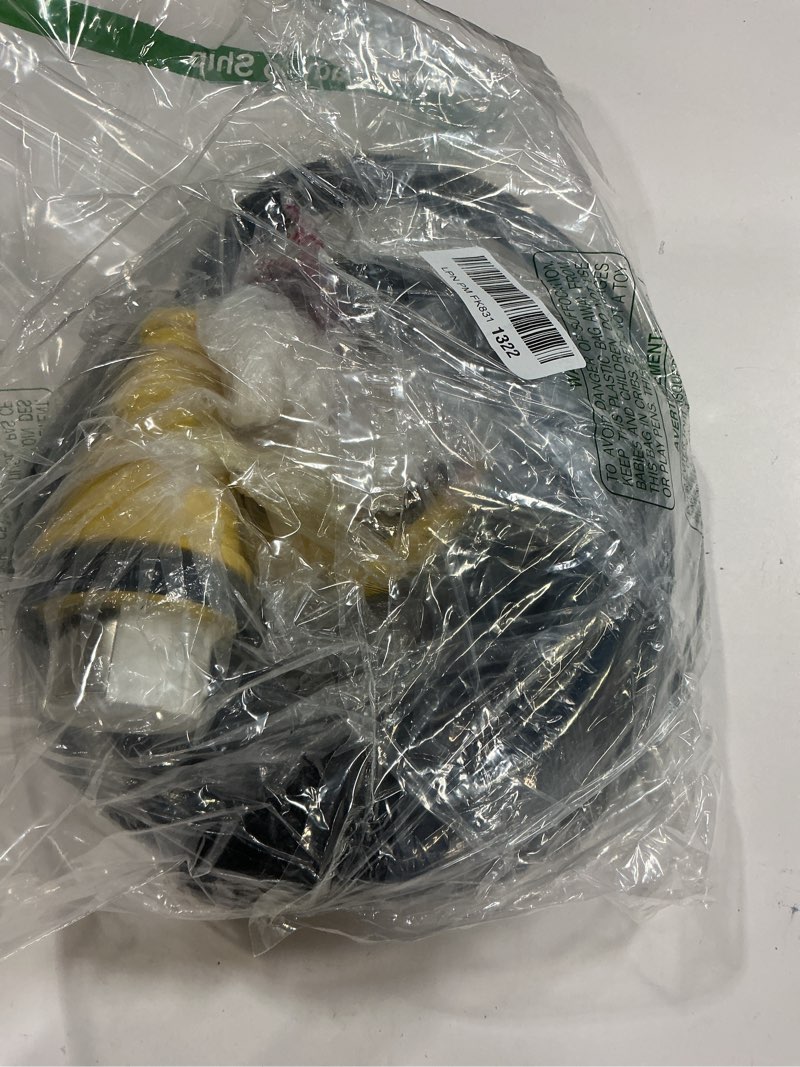 Condition photo showing Good Condition for 50 Amp Generator Cord, 25FT 50 Amp RV Extension Cord with Twist Lock, Generator Cable 50A 4 Prong Yellow, NEMA 14-50P/SS2-50R Heavy Duty STW Wire for RV Camper & House 25 FT Yellow