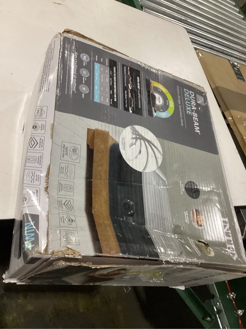 Condition photo showing Good Condition for Intex 67765ED Dura-Beam Deluxe Comfort-Plush Mid-Rise Air Mattress : Fiber-Tech – Twin Size – Built-