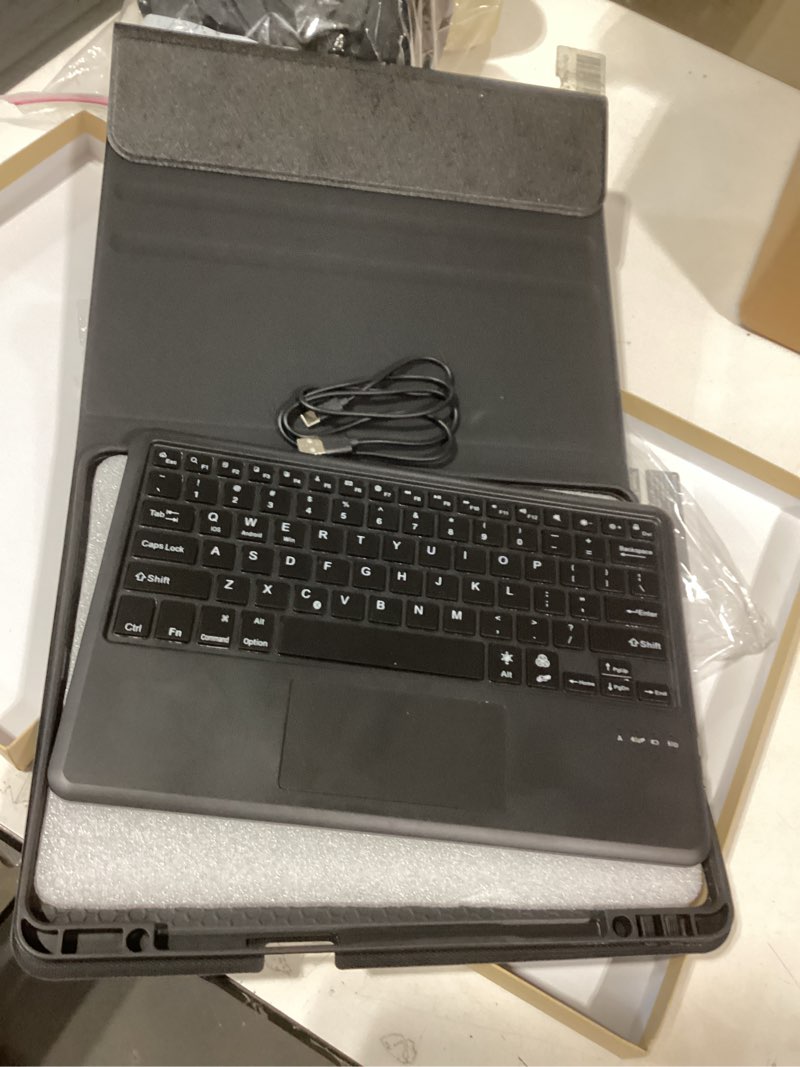 Condition photo showing Good Condition for Similar product not like stock photos 11 inch Tablet, 2026 Latest Android 15 Tablet with 16GB RAM 128GB ROM 1TB Expandable Octa-Core, 5G WiFi Tablets, 2 in 1 Tablets with Keyboard Incell Large Screen,7000mAh Battery,13MP Dual Camera Gray