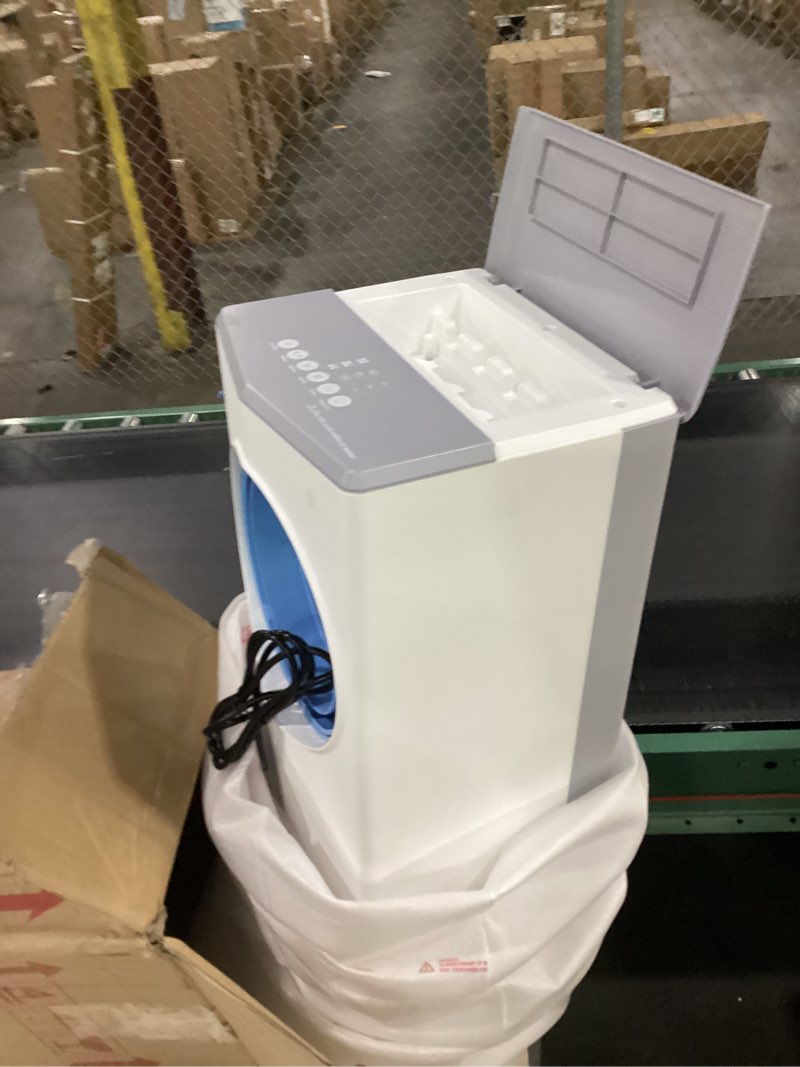 Condition photo showing New/Like New for Windowless Portable Air Conditioner, Small Evaporative Air Cooler for Room No Window, 3-Speed Settings, 4 Modes, 7H Timer, Remote Control, 4 Ice Packs, Quiet AC Unit for Bedroom - 3 White