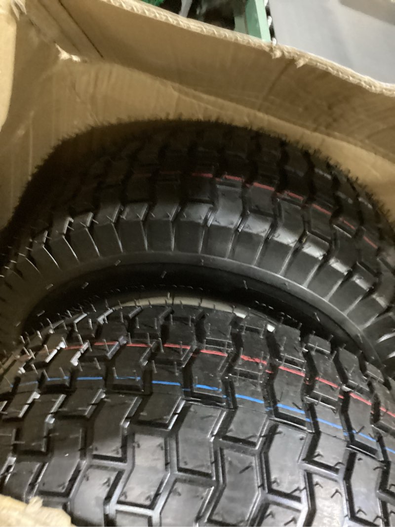 Condition photo showing Good Condition for gicool 16x6.50-8 tubeless tire and wheel, ?1" bearing, 4" centered hub?,16x6.5-8" lawn mower tires, universal fit riding mower and garden tractor front wheels, 4 ply, v-turf pattern, 2 pack 16x6.50-8 tubeless (4" centered hub,1" bore)