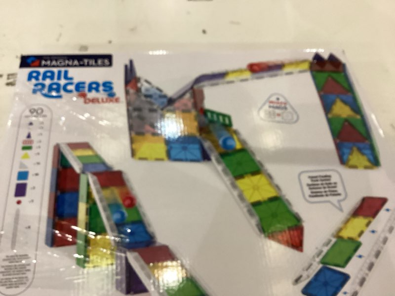 Condition photo showing New/Like New for MAGNA-TILES Rail Racers Magnetic Building Set