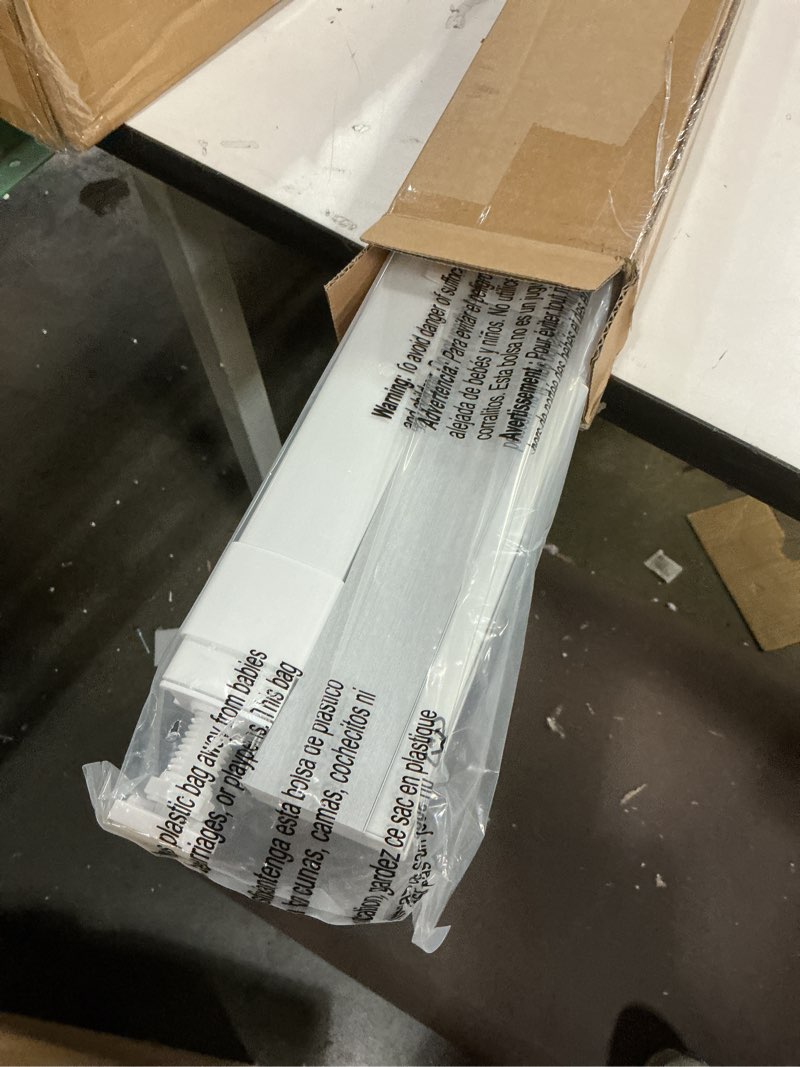 Condition photo showing New/Like New for LazBlinds No Tools No Drill Cordless Cellular Shades, Blackout Light Blocking Honeycomb Shades for Home, Thermal Insulation Blinds for Windows, 34" W x 64" H, White Blackout-white 34" W x 64" H