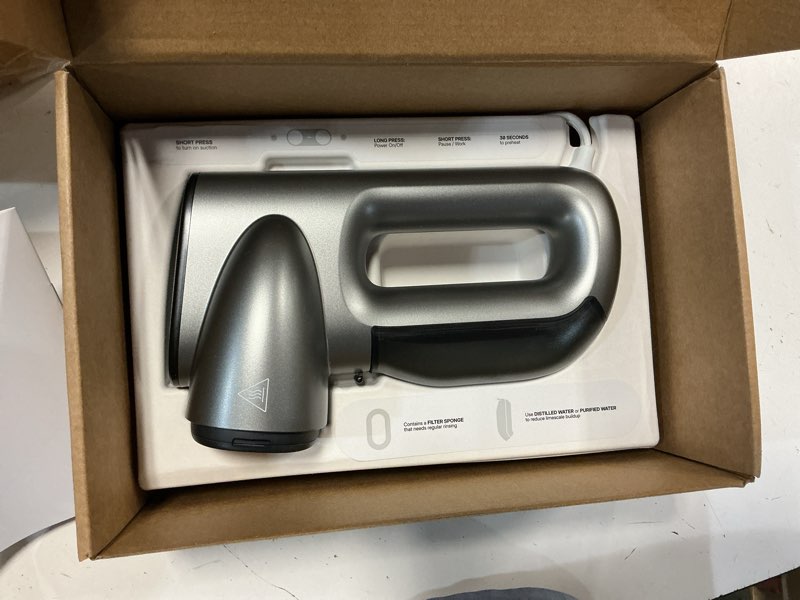 Condition photo showing New/Like New for neakasa magic 1 vacuum steamer, handheld travel garment steamer for clothes, 2300pa suction for fabric grip, featuring exclusive airiron technology for 110-120v use (silver)