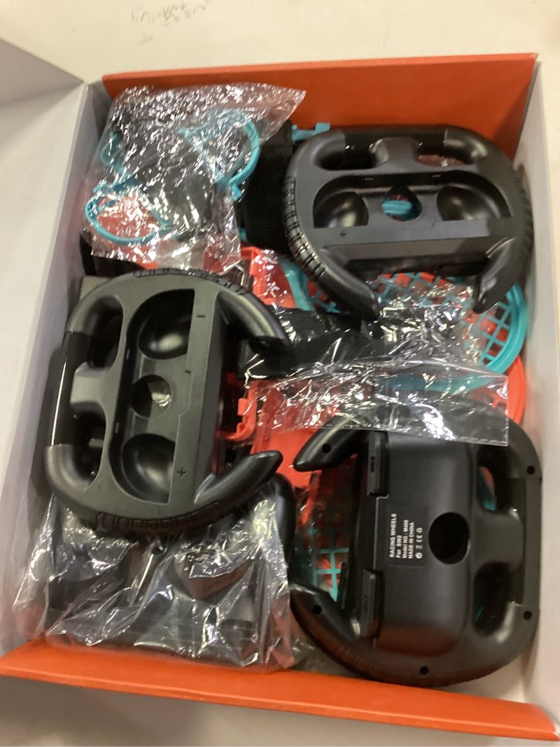 Condition photo showing Good Condition for Larstylee 22 in 1 Switch 2 Sports Accessories Bundle Pack for Nintendo Switch 2, Switch 2 Sports Games Family Party Kit with Carry Bag & 24 Game Card Case 22 in 1 NS2 Accessories Black