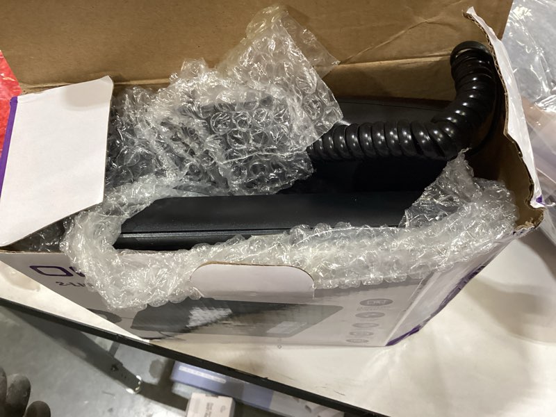 Condition photo showing Good Condition for 2-line corded telephone systems for small business and house, desk phone only (black)