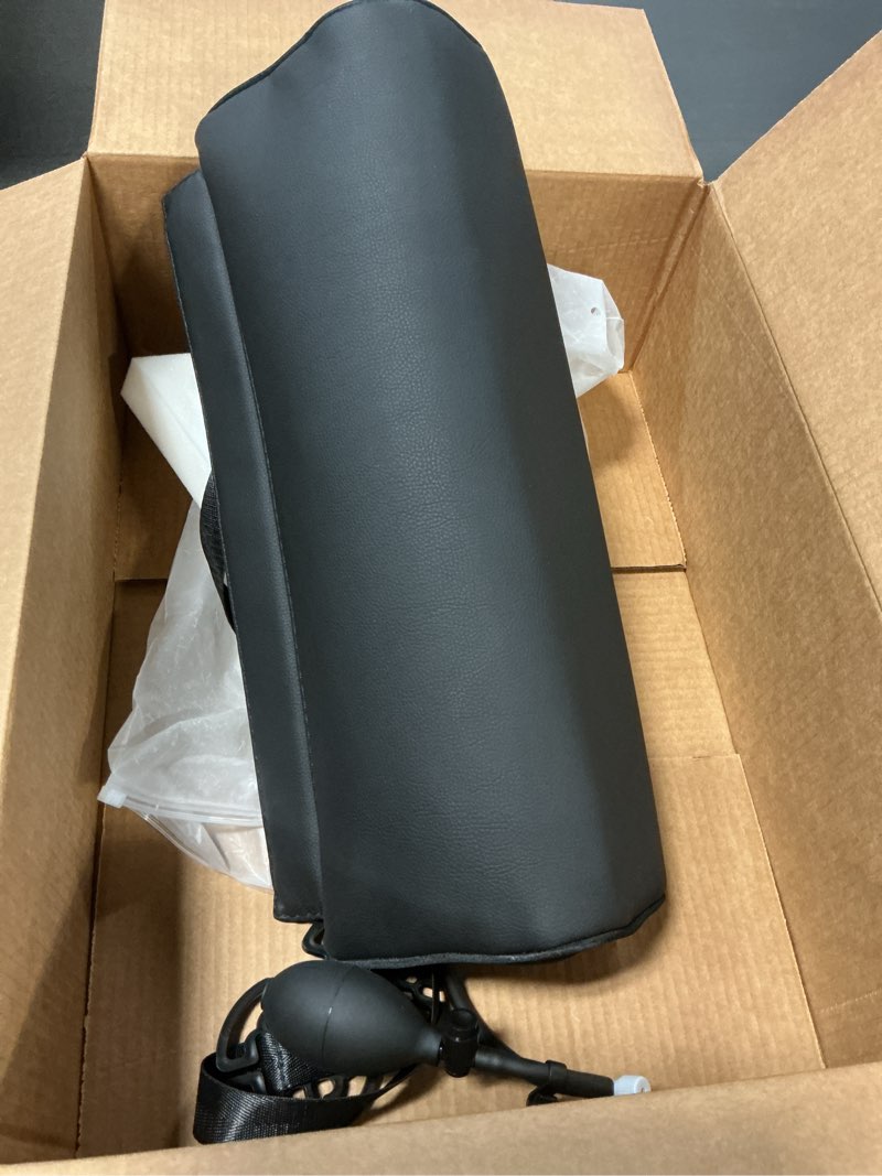 Condition photo showing Good Condition for Pianotlbosx Car Leg Extender Leg Support for Driving, Car Front Seat Thigh Extender Support Cushions, Adjustable Length/Height/Angle Leg Rest Pillow for Cars Office (Black)