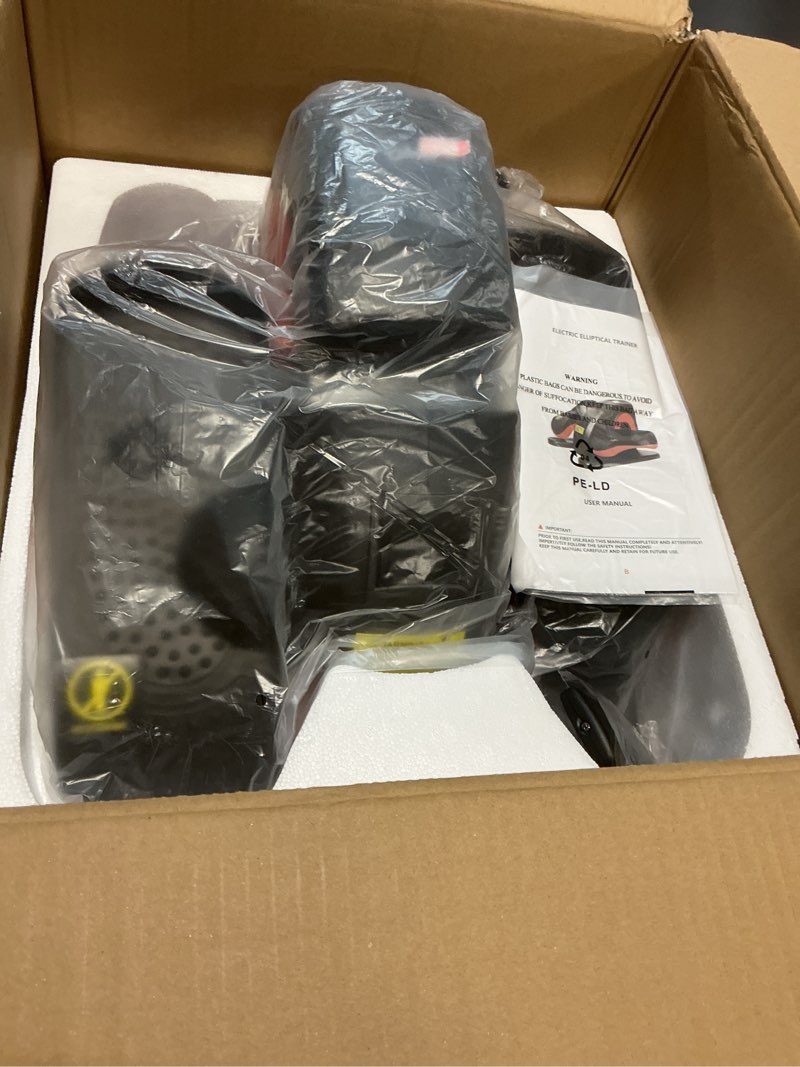 Condition photo showing New/Like New for Under Desk Elliptical Machine, Electric Elliptical Leg Exerciser for Seniors with 12 Adjustable, Por