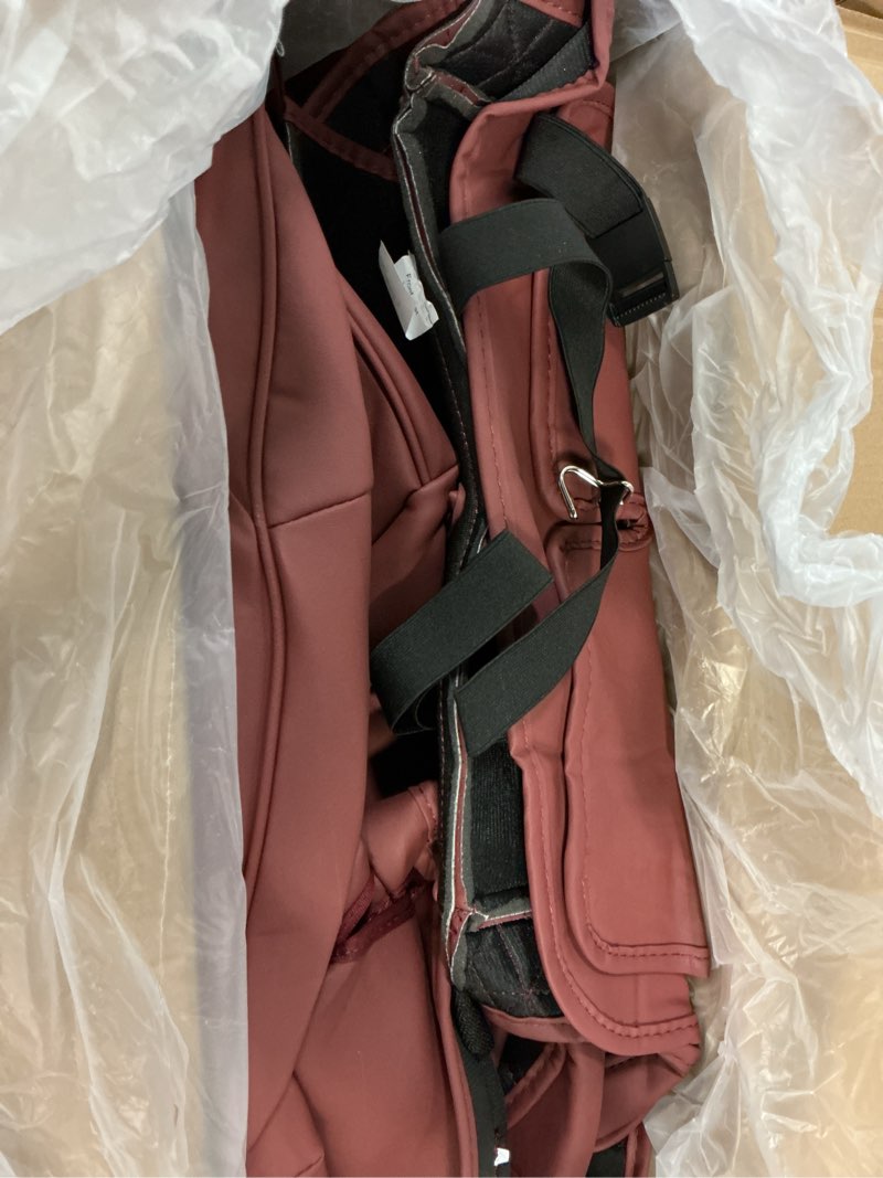 Condition photo showing As Is for FREESOO Toyota Camry Seat Covers Full Set Custom Fit for Hybrid SE,Hybrid LE2026 2025 Models, Premium Waterproof Leather Car Seat Protectors (Wine Red) Wine Red 2025-2026 Camry SE, LE (hybrid)
