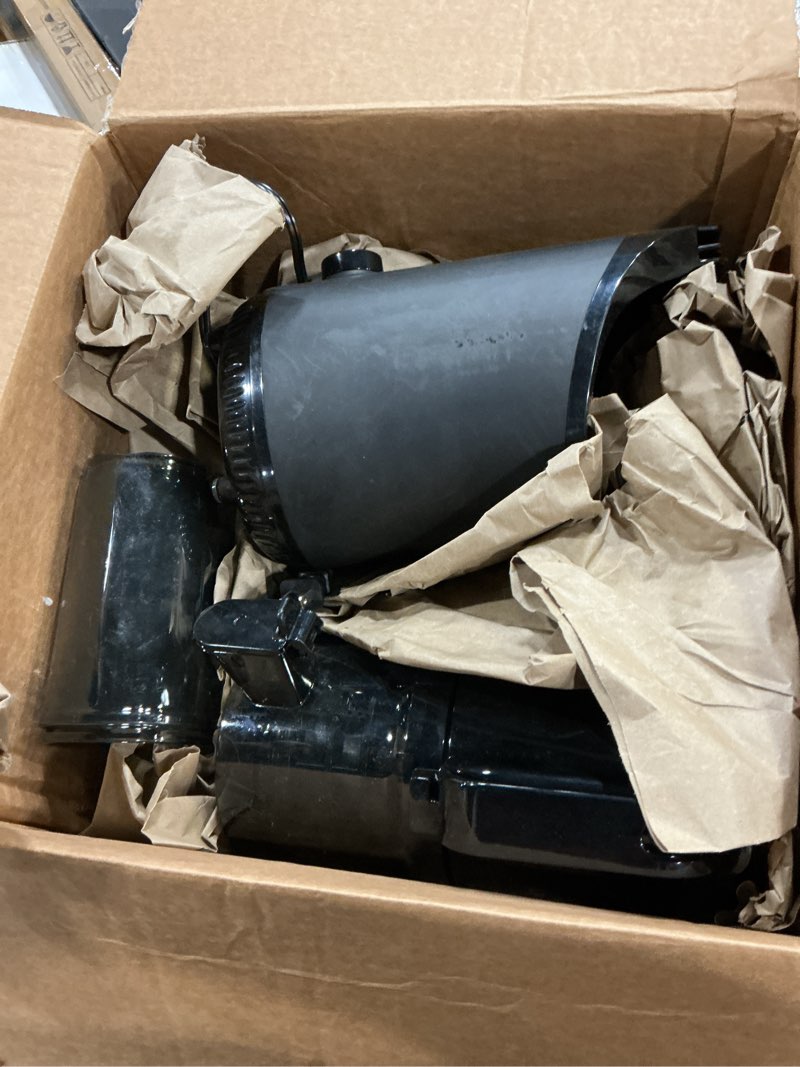 Condition photo showing As Is for cold press juicer machine-compact juicer machines up to 92% juice yield 5.3" wide chute for high nutrient fruits vegetables,slow masticating juicer easy clean with brush pulp measuring cup reverse