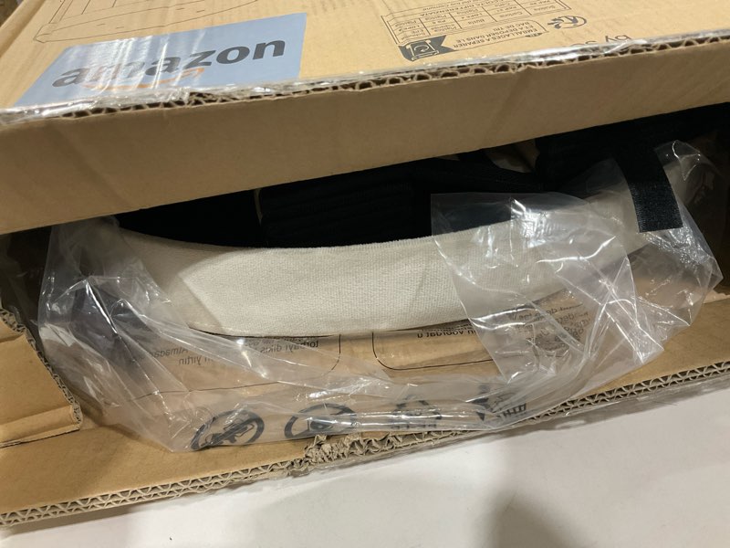 Condition photo showing Good Condition for songmics mazie collection - round storage ottoman, folding footrest stool with removable lid, easy assembly, velvet vanity stool for bedroom, living room, entryway, cappuccino beige ulsf608l01 cappuccino beige 18.1"dia. x 17.7"h ( 1 pack) velvet