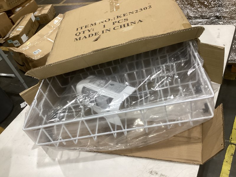 Condition photo showing As Is for upgraded 808602302 dishwasher lower rack replacement parts for frigidaire kenmore dishwasher lower dishrack assembly with 154174501 wheels 154432602 fdb1050reb0 dishwasher bottom drawer rack basket