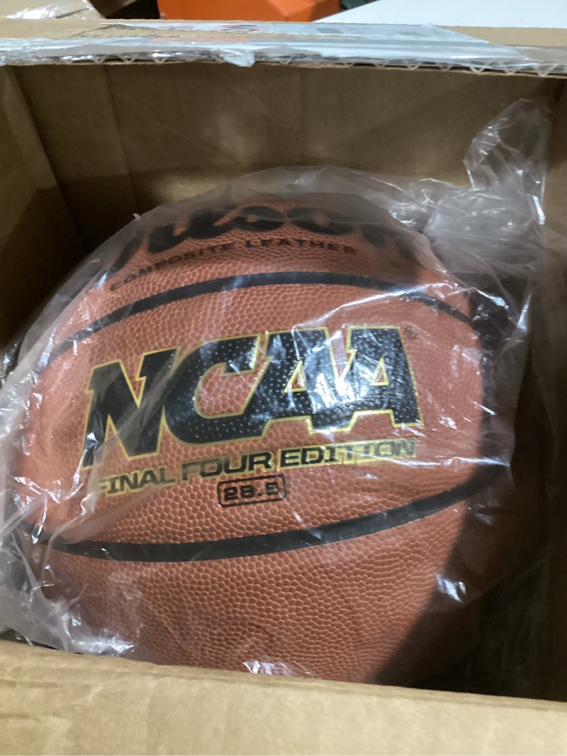 Condition photo showing Good Condition for wilson ncaa final four basketball - 29.5" and 28.5" size 6 - 28.5"