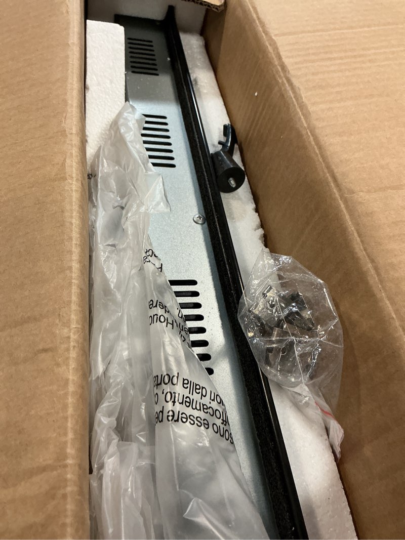 Condition photo showing As Is for 2 Burner Electric Cooktop - 24 Inch Electric Stove Built-in and Countertop, Portable Two Burner Ceramic Cook Top with Child Lock, Timer, Sensor Touch Control, 110V - 120V Plug in 2 Burner Touch