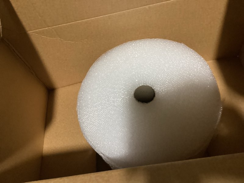 Condition photo showing Good Condition for Amazon Basics Bubble Cushioning Wrap Packing Material for Fragile Items, Perforated, 12 inch x 175 ft Long Roll, Small 3/16", Clear Clear 12 inch x 175 ft