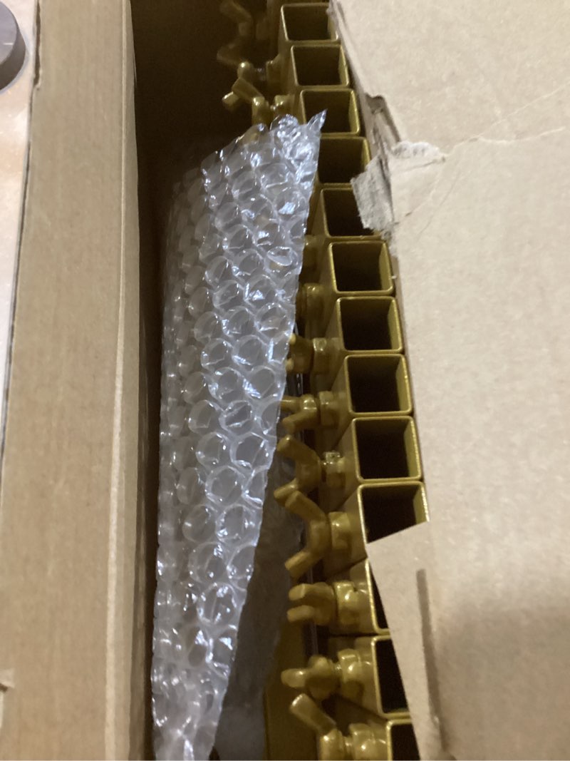 Condition photo showing Good Condition for Wokceer Wedding Arch Backdrop Stand Square 6.6FTx6.6FT Gold Metal Balloon Arch Stand Garden Arbor Backdrop Frame for Wedding Birthday Party Baby Shower Photo Booth Background Decoration 6.6FT x 6.6FT Gold