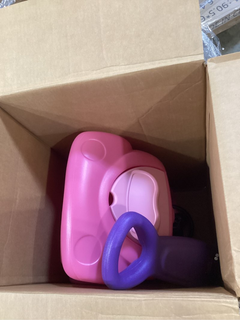 Condition photo showing Good Condition for step2 push around buggy kids push car, ride on toy, stroller substitute, includes seat belt & horn, made of durable plastic, max weight 50 lbs., for toddlers 1.5-4 years old, pink