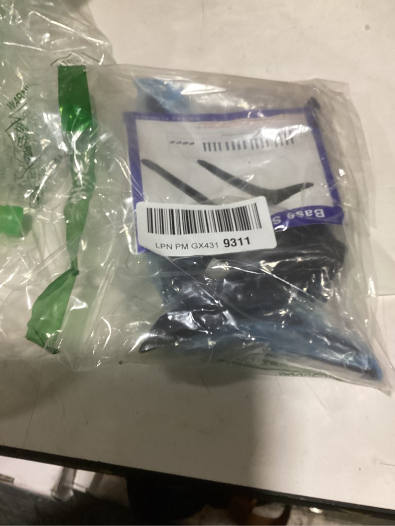 Condition photo showing As Is for tv stand for hisense tv legs, tv stand legs for hisense select tv model, for 50r6e3 55r6090g 55r6g 55u6gr5 58r6e3 32h4030f3 65r6090g5, with screws
