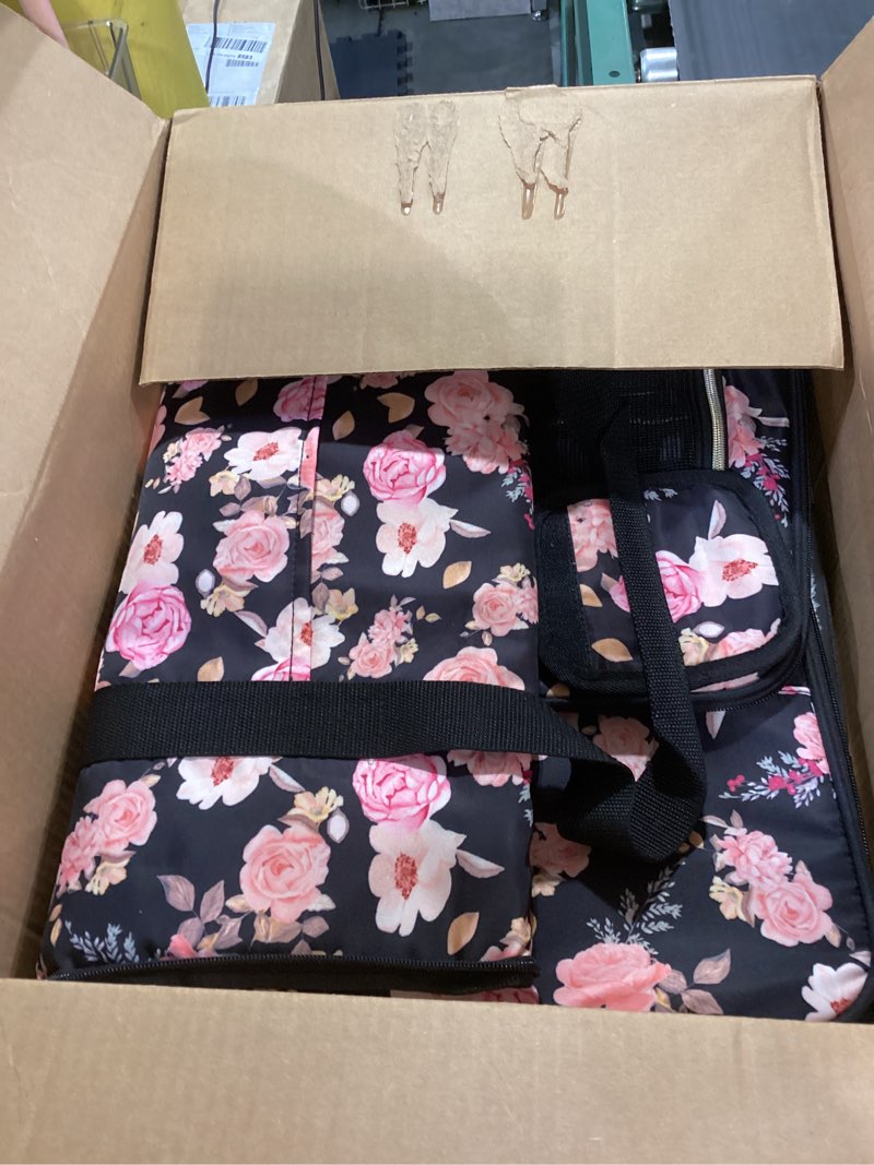 Condition photo showing Good Condition for petmolico cat carrier soft-sided pet bag for small medium cats puppies 16lbs - airline approved cat travel carrier 3 open doors (large,pink peony) large pink peony