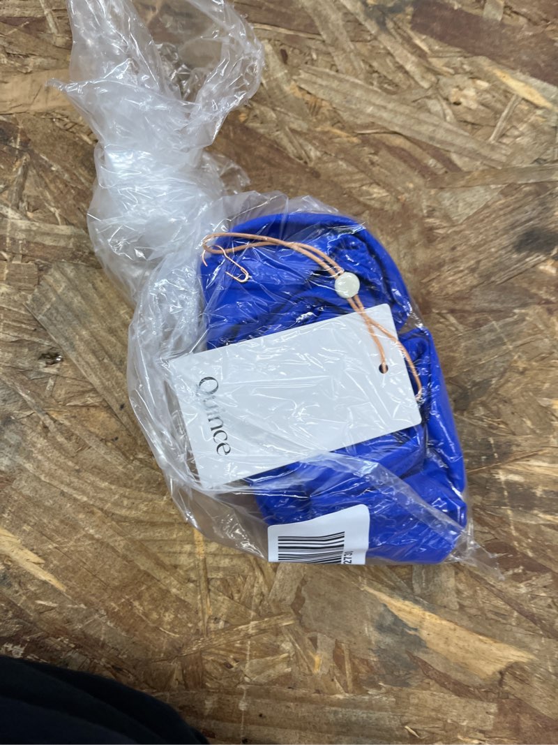 Condition photo showing Good Condition for italian high-rise high-leg bikini bottom, xs, electric blue