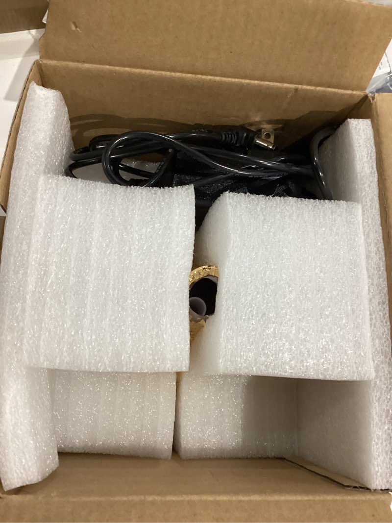 Condition photo showing Good Condition for Porseme Essential Oil Diffuser Glass Aromatherapy Ultrasonic Humidifier, Air Refresh Auto Shut-Off, Timer Setting, BPA Free for Home Hotel Yoga Leisure SPA Gift 150ml Last 6H C3-150ml Goldplated Afantty 150ml