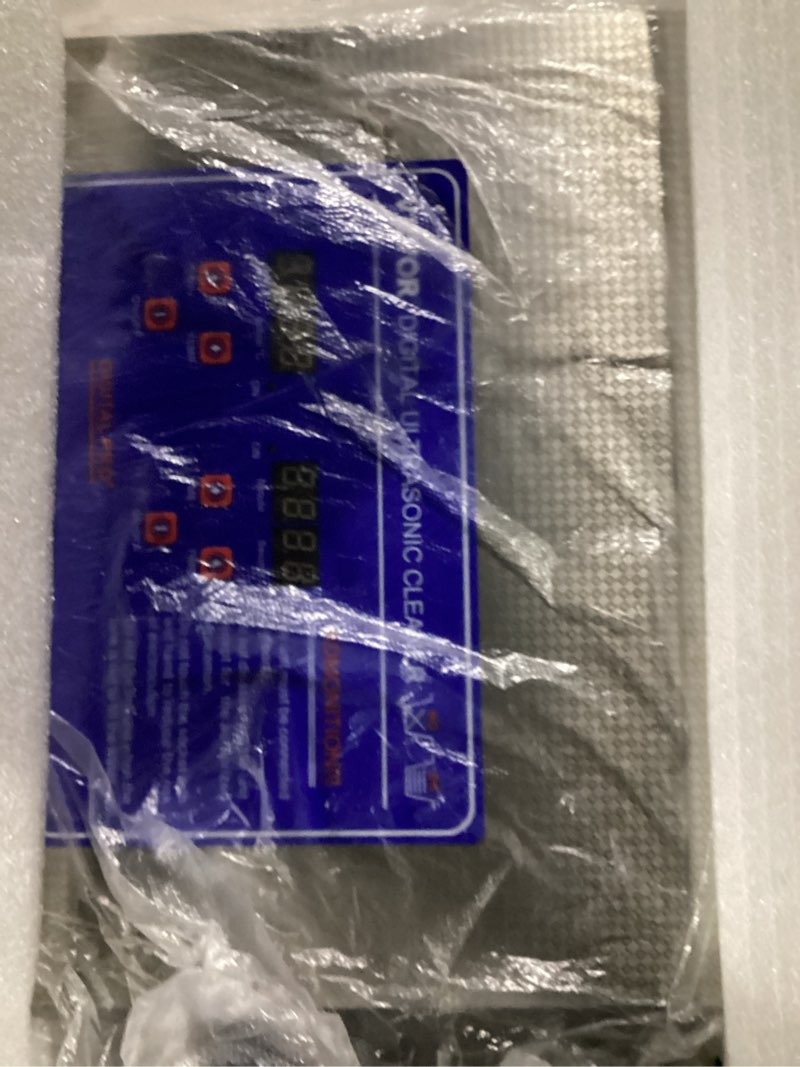 Condition photo showing Good Condition for VEVOR 15L Ultrasonic Cleaner with Digital Timer&Heater Professional Ultrasonic Cleaner 40kHz Advanced Ultrasonic Cleaner 110V for Wrench Screwdriver Repairing Tools Industrial Parts Mental Cleaning 15L Cleaner