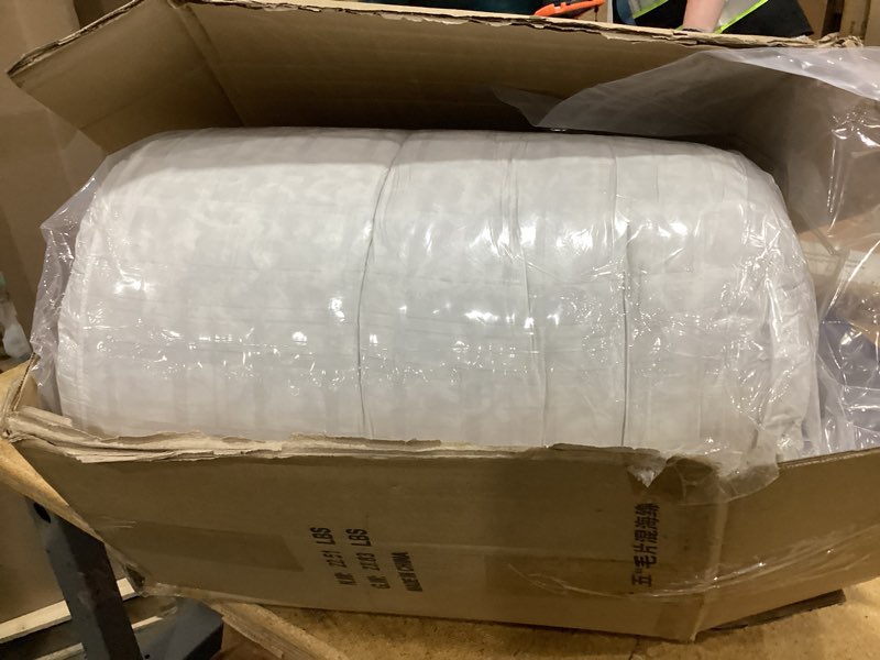 Condition photo showing New/Like New for whatsbedding 5 inch duck feather bed mattress topper queen, 100% cotton extra thick mattress pad, 2500gsm overfilled pillow top, hotel collection