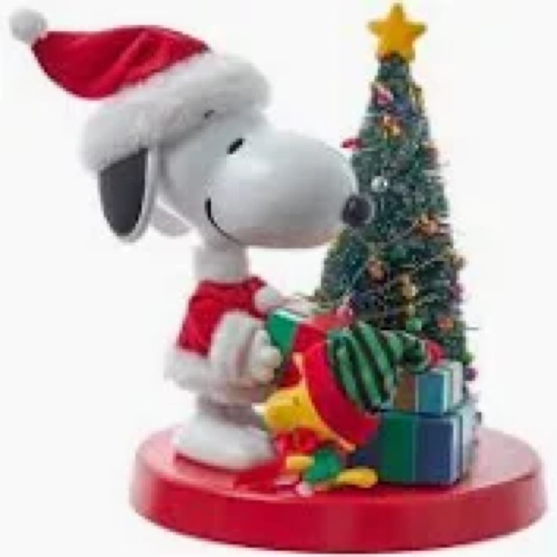 Peanuts Kurt Adler Snoopy & Woodstock Table Piece