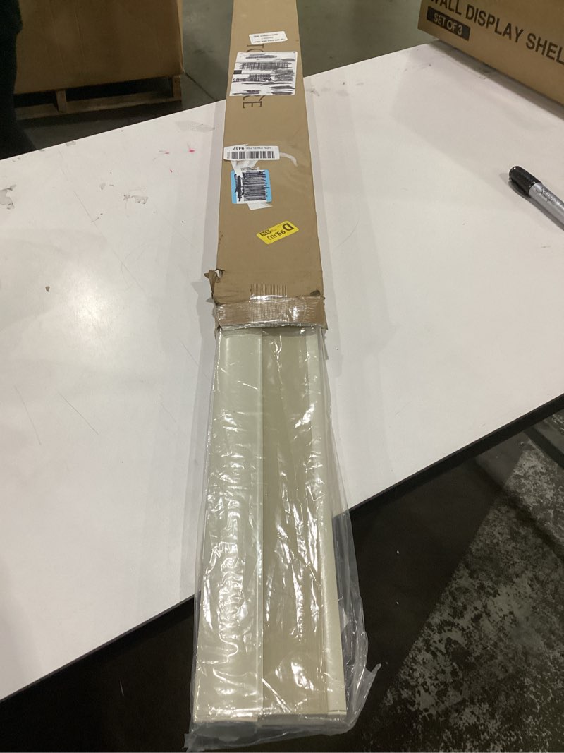 Condition photo showing Good Condition for tonature no drill cellular shades for indoor windows, thermal insulating & noise reducing honeycomb blinds, free stop cordless light filtering shades, beige,42" w x 64" h 42"w x 64"h beige(light filtering)