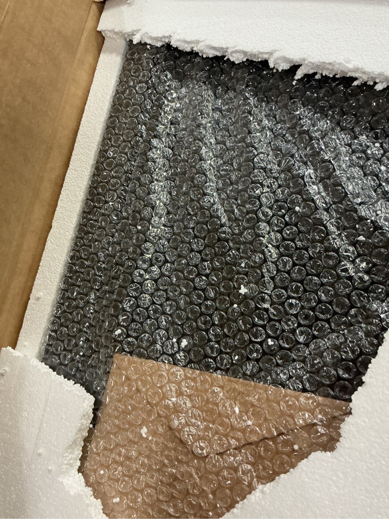 Condition photo showing Good Condition for Frame Amo 24x48 Solid Wood Poster Frame Black, with 11.5x35.5 White Mat Opening for 12x36 Image, 1.5 inch Wide, 1 inch Thick, Acrylic Front, Gallery Grade Black 24x48