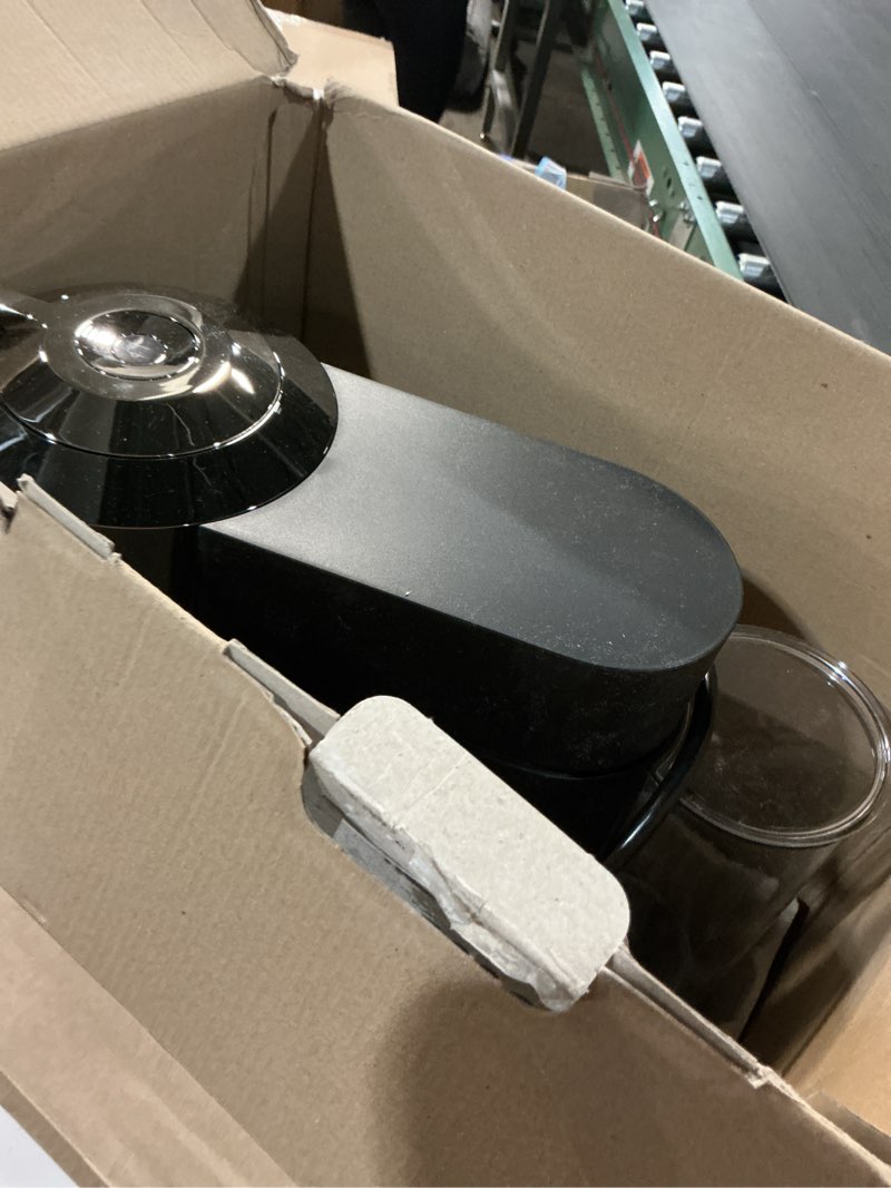 Condition photo showing As Is for Nespresso Vertuo Next Coffee and Espresso Machine by Breville,1.1 liters, Dark Chrome Chrome Machine