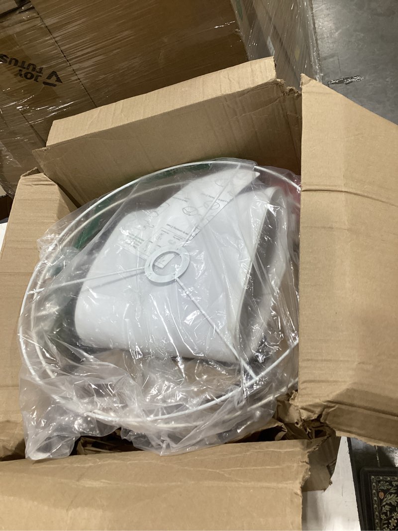this is a modern 62w led ceiling fan with light featuring a white color scheme.