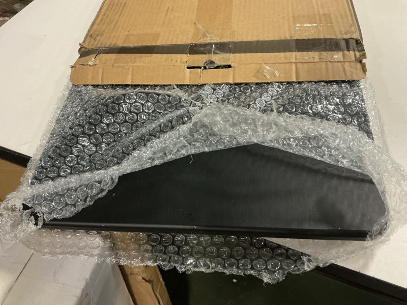 Condition photo showing Good Condition for Prosumer's Choice Wooden TV Swivel Stand for LED/LCD TV, Monitors, Stereos, 21 inch Base Surface - Steel Ball Bearings - 360? Rotation - Black 21 Inch Flat Black